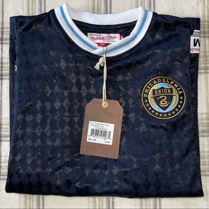 *LAST CHANCE* Mitchell & Ness Philadelphia Union Navy Long Sleeve Size Medium